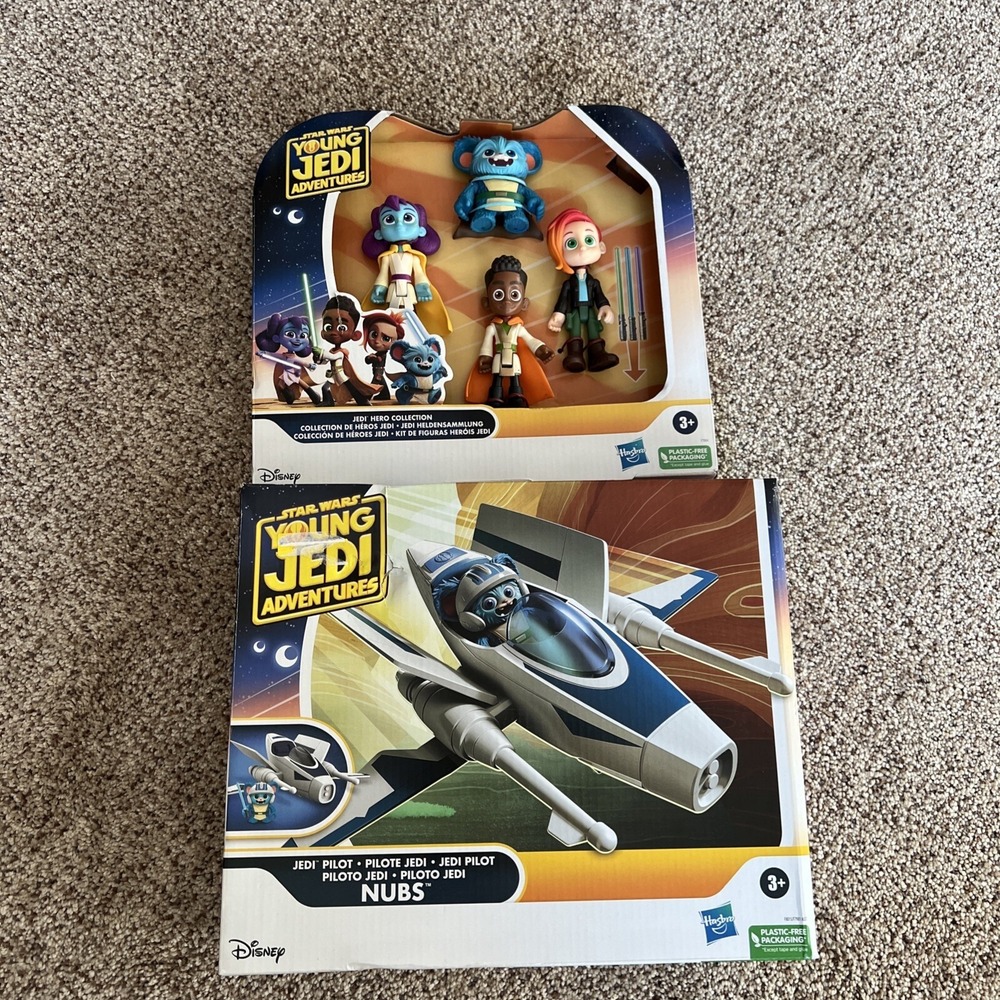 Star Wars Young Jedi Adventures Jedi Hero Collection & Jedi Pilot Kai Brightstar